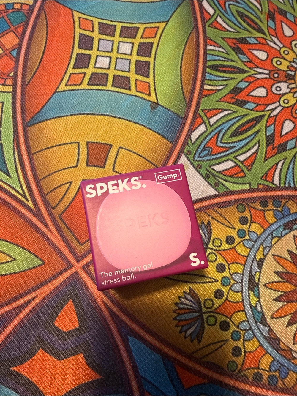 Gump Memory Gel Stress Ball - Pink